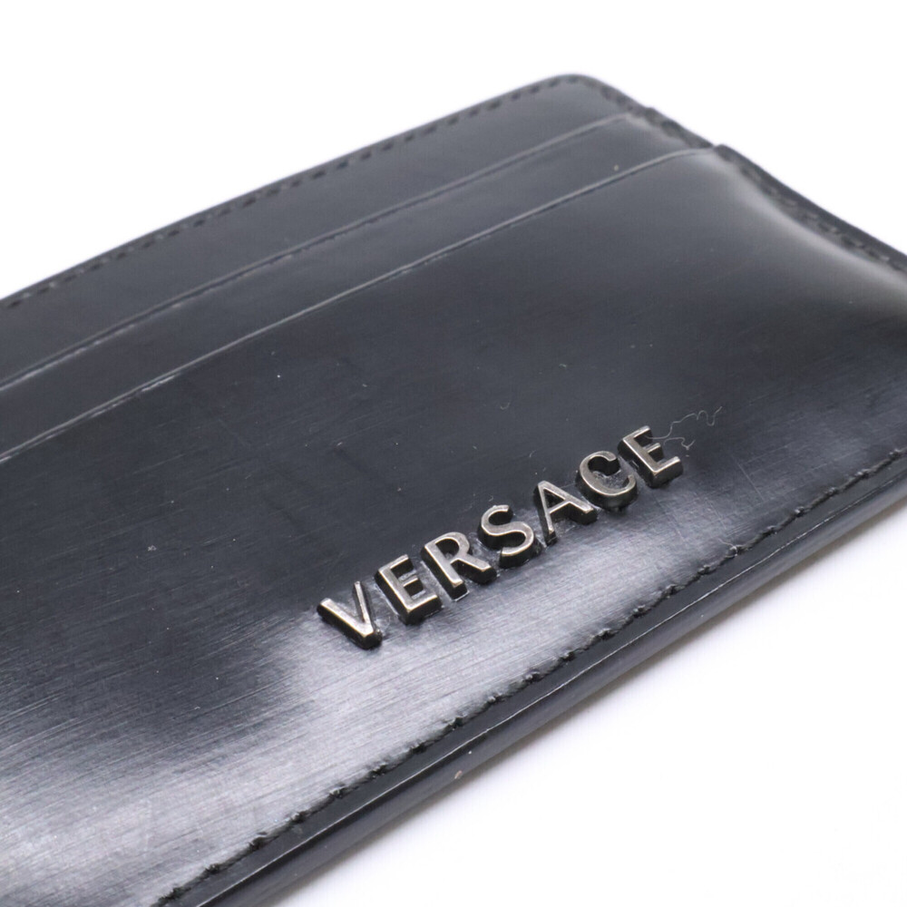 Versace logo business card holder/card case, black, for men. - Picture 8 of 8